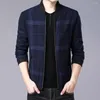 Vestes pour hommes Great Men Jacket Slim Casual Spring Coat Zip-up Mince pour le travail