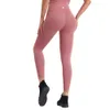 Outfits Lu Frauen Yoga ausrichten Leggings hohe Taillenheben Hip Tight Nude Feel Schnell Trocknen Lauffitness Sport lang 27 '' Hosen