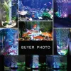 Illuminazione 10.512.5CM RGB LED Acquario Luce Acquario Luce sommergibile Acquatica Bolla d'aria Lampada per ossigenazione Spina UE USA Luce per acquario