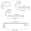 Держатели для туалетной бумаги Фурнитура для ванной комнаты Хромированный крючок для халата Вешалка для полотенец Барная полка Полка Держатель для салфеток Держатель для зубных щеток Аксессуары для ванной комнаты 240313