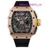 Antique Watch RM Watch Athleisure Watch RM11-03 Rose Gold Fashion Sports Sports Timing