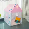 Toy Tents Toy Tents Children Toys Tent Baby Princess Playhouse Super Large Room Crling Indoor Outdoor Tent Castle Princess Living Game Ocean Balls Q231220 L240313