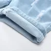 Short d'été en Denim pour bébés garçons de 1 à 8 ans, jean légèrement délavé, vêtements de Cowboy décontractés pour enfants, 240228