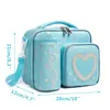 Meetbelify Borsa da pranzo per bambini Borsa frigo per ragazzi Ragazze Scuola materna isolata Scuola elementare 240313