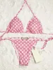 Bikini designer damer sommar baddräkt sätter triangel remmar sexiga strandkläder modeparty hög kvalitet rygglösa kvinnor baddräkter bikinis sommarlov