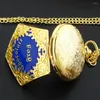 Zakhorloges Luxe gouden chocoladevormig hol digitaal display quartz horloge voor mannen en vrouwen als vakantiegeschenk