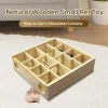 Cages Natural Wooden Hamster Maze Multi Chamber Hamster House Maze Rat Hideouts Tunnel Intelligent Hamster House For Small Pets