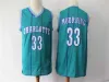 Personnalisé Hommes Femmes Jeunes Charlotte''Hornets''Jersey 33 Alonzo Mourning 2 Larry Johnson 1 Bogues 30 Dell Curry 2 LaMelo Ball Basketball Shorts MaillotsHommes personnalisés femmes enfants