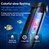 Lightings 1555.5CM 5050 RGB LED Aquarium Light Fish Tank Submersible Light Aquatic Air Bubble Oxygenation Lamp EU US Plug Fish Tank Light