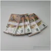 Autres fournitures de fête festives 3 Pack Party Fournitures Fake Money Banknote 10 20 50 100 200 Euros Réaliste Pound Toy Bar Props Copie Cur Dh4Is