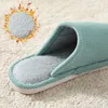 Slippers Soft Indoors Anti-Slip Winter Floor Bedroom Shoes Plush House Flip Flop Comfort Flat Heel Slides Homewear