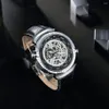 Наручные часы TIME100 Hi World Механические мужские часы Часы мирового часового пояса Мужские многофункциональные деловые водонепроницаемые часы278w