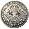 HB90 Hobo Morgan Dollar Skull Zombie Skeleton Copy Coins Brass Craft Ornaments Home Decoration Accsories288J