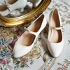 Scarpe eleganti Mary Jane Calzature estive da donna con tacco medio Stile giapponese Lolita Bianco gotico Carino Kawaii per donna 2024 Lastest