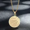 Pendentif Colliers Wannee 2023 Western conception chaude en acier inoxydable pendentif collier basket-ball pendentif collier hommes femmes sport bijoux L242313