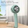 Electric Fans 2000mAh mini handheld fan semiconductor refrigeration desktop suspended neck air cooler outdoor portableH240313