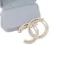 20 -stylowy projektant marki Brawocz Luksusowy kryształowy broszek kryształowy pin 18k złota biżuteria modowa małżeństwo świąteczne impreza prezent akcesoria