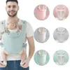 Canguru alça de ombro para bebês nascidos envoltório estilingue ergonômico bonito mordida toalha criança algodão respirável frente enfrentando bebê 240229