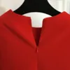 Robes à imprimé Floral noir/rouge pour femmes, robes de marque du même Style, livraison gratuite, DH397