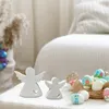 Kerzenhalter Engel Silikonform Harz Anhänger Entzückendes Liebesherz für Ostern Ornament Dekor Geschenk