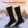 Sports Socks Thermal Stocking Lightweight Keep Warm Unisex Acetate Fibers Compression Stockings For Running Hiking