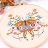 Other Arts And Crafts Creative Embroidery DIY Material Package Beginner Semi-finished Product Kit Animals Butterfly Cross Stitch218V