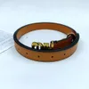 Riem voor dames Echt leer 2,0 cm breed Hoge kwaliteit Heren Designer Riemen Lettergesp Dames tailleband Vrijetijdskleding Jurk Jeans Moderiem