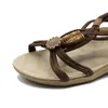 Sandalen KUIDFAR 2024 Frauen Schuhe Frau Sommer Mode Flip Flops Damen Alias Mujer Plus Größe 36-42 Schwarz Beige