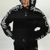 Herren Hoodies Brief Ästhetik Grafiken Y2K Reißverschluss Retro Paar Sweatshirt Lose Übergroße Harajuk Kapuzenshirt Streetwear Mantel