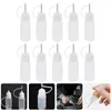 Garrafas de armazenamento 30 Pcs Squeeze Bottled Glue Aplicador Dispenser para Paint Needle White