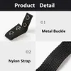 Belts 1/4/8Pcs Belt Buckle Heavy Duty Keeper Snaps Portable Nylon Strap Sports ldd240313