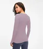 NWT Ribbed Long Shirt Stretchy Women Square Long Sleeve Shirts Lady Breattable Fabric Top Leisure Lady Tops240313