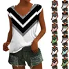 Kadın Tişörtleri 2024 Vintage Striped Patchwork Tee Ladies İnce All-Match Kısa Kollu Külot Üstler Kadınlar Günlük Moda Basit T-Shirt