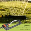 Sprinklers 19 Hole Nozzles Oscillating Lawn Swing Sprinkler 4 Mode Automatic Garden Sprinkler with 1/2in Connector Lawn Watering Equipment