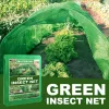 Netting 1 piece of green insect net, polyethylene garden plant, greenhouse vegetable and fruit insect net 196.85 * 78.74inch