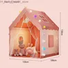 Toy Tents Toy Tents Big Size Children Toy Tent Indoor Girl Boy Castle Super Large Room Crling Toy House Princess Fantasy Bed Game Kids Baby Gifts Q231221 L240313