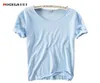 summer linen t shirt men short sleeve ONECK breathable 100 cotton soft white tshirt high quality 213 2204083206176