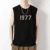 Summer Men Vest Designer Tank Tops Mens Fashion Digital Print Vests Round Neck Sleeveless Shirt Cotton Loose Pullover Sweatshirt Three Color