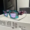 Lunettes de soleil de mode œil de chat personnalisées pour hommes et femmes, design concave et convexe, lunettes de soleil de couleur contrastée