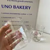 Copas de vino Ins, taza de cristal rosa tridimensional, tazas resistentes al calor, café, té, bebidas, leche para el hogar, accesorios de cocina