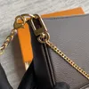 10A Bolso de cadena de diseñador de alta calidad 15,5 cm bolso bandolera de cuero genuino bolso de hombro de mujer con caja L254