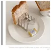 Accessorio per il pane, supporto per pane, portaoggetti da cucina, per toast, in acciaio inox