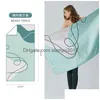 Serviette Double Face Impression Polaire Plage Absorbant L'eau Sports Séchage Rapide Yoga Doux Serviettes De Bain De Natation 80X160Cm Livraison Directe H Dhssm