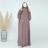 Ethnische Kleidung Eid Kapuze Djellaba Frauen Muslim Overhead Gebet Kleidungsstück Khimar Islam Arabische Robe Türkei Abaya Kaftan Burka Ramadan Kleid