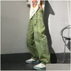 Jeans femininos houzhou verde mulheres y2k baggy streetwear hiphop cintura alta denim calças harajuku vintage calças soltas feminino coreano s ot3of