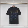 Designer pour hommes T-shirt vêtements Palms Designer Shirts Femmes T-shirts Fashon Spray Paint Graffiti Couple Clônes Coupées High Street Loose Tide Marque Crew Neck Letter90