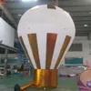 Aangepaste 10mH (33ft) met ventilator Outdoor gigantische opblaasbare grondballon te koop op het dak Opblaasbare reclame koude lucht grote ballon voor tentoonstelling of promotie