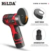 Polijsters Hilda 12V Vinkelkvarn 12000 rpm med uppladdningsbar litium batteri trådlös polering Hine Diamond Cutting Grinder Power Tool