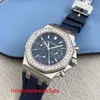 Последние наручные часы AP для отдыха Royal Oak Offshore Series 26231ST Прецизионная сталь с синей пластиной Женские модные часы для отдыха, бизнеса, спортивной техники