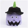 Other Festive Party Supplies Led Light Halloween Trick Or Treat Bucket Pumpkin Candy Bags Thanksgiving Decoration Drop Delivery Ho Dht3I
